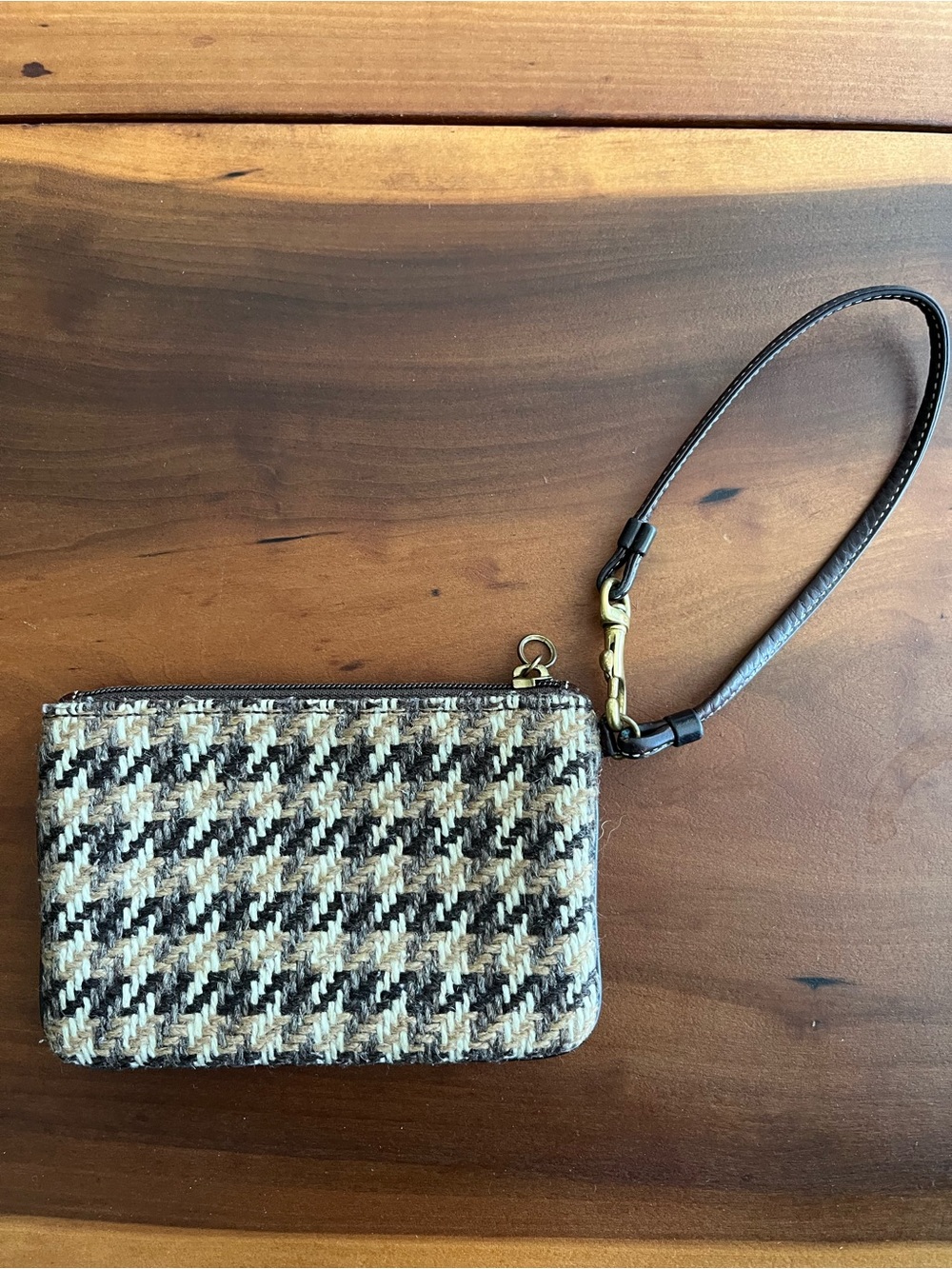 Vintage Coach Wool Wristlet - Picture 3 of 10